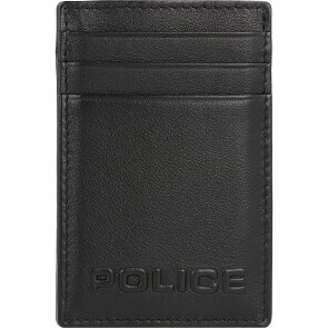 Police PT389-08536 Porta carte di credito in pelle 7 cm con fermasoldi
