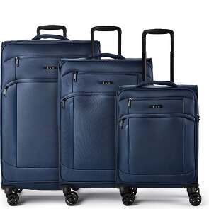 d&n Travel Line 9804 4 ruote Set di valigie 3 pezzi espandibile