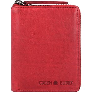 Greenburry Portafoglio in pelle lavata vintage 10 cm