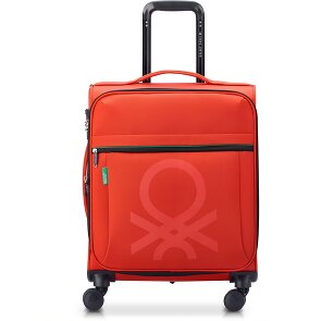 Delsey Paris x Colors Benetton Color Block Trolley da cabina a 4 ruote da 55 cm con piega ad espansione Delsey Paris x Colors Benetton Color Block Trolley da cabina a 4 ruote da 55 cm con piega ad espansione