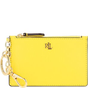 Lauren Ralph Lauren Zip Card Portafoglio chiave Vera Pelle 13 cm