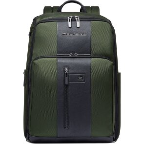 Piquadro Zaino da viaggio breve in pelle 43 cm scomparto per laptop