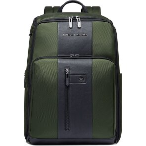Piquadro Zaino da viaggio breve in pelle 43 cm scomparto per laptop