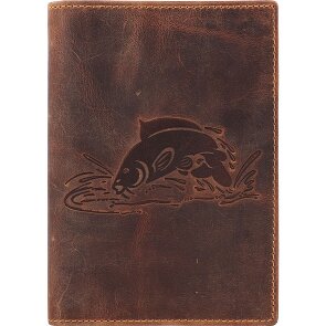 Greenburry Portadocumenti vintage in pelle 12 cm