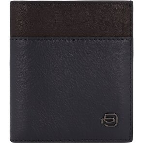 Piquadro Black Square Custodia per carta di credito Protezione RFID Pelle 9 cm