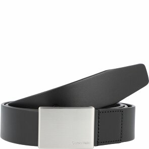 Calvin Klein Cintura con placca formale in pelle