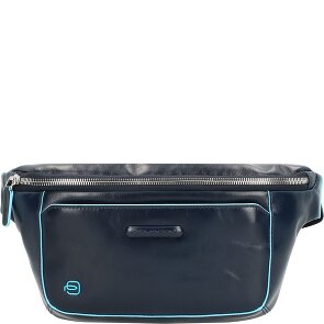 Piquadro Marsupio quadrato blu in pelle 29 cm