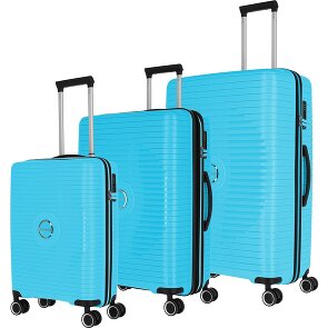 Travelite Orbita 4 ruote Set di valigie 3 pezzi con piega di espansione Travelite Orbita 4 ruote Set di valigie 3 pezzi con piega di espansione