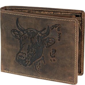 Greenburry Portafoglio vintage in pelle 12,5 cm