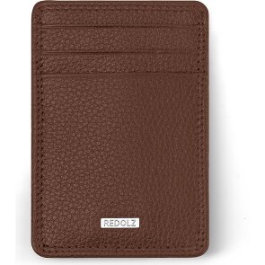 Redolz Porta carte di credito RFID in pelle Essentials da 7 cm con fermasoldi