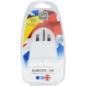 Go Travel Adattatore di viaggio Europa-Inghilterra Go Travel Adattatore di viaggio Europa-Inghilterra