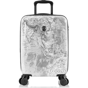 Heys Black Camo 4 ruote Carrello della cabina S 53 cm con piega di espansione