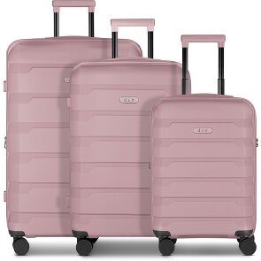 d&n South Dakota 4 ruote Set di valigie 3 pezzi con piega di espansione d&n South Dakota 4 ruote Set di valigie 3 pezzi con piega di espansione