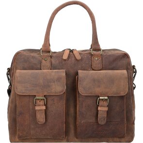 Harold's Antic Collection Cartella in pelle 40cm Scomparto per laptop