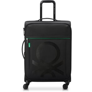 Delsey Paris x United Colors of Benetton Colour Bock Trolley a 4 ruote da 67 cm con piega elastica