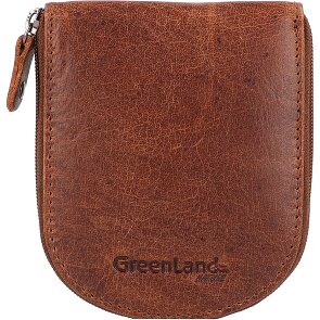 Greenland Nature Portamonete Montana RFID in pelle 9 cm