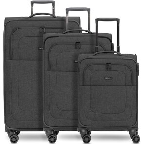 Redolz Essentials 12 THREE SET 4 ruote Set di valigie 3 pezzi con piega di espansione Redolz Essentials 12 THREE SET 4 ruote Set di valigie 3 pezzi con piega di espansione
