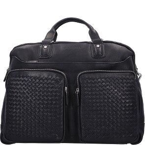bugatti Cartella in pelle intrecciata 48 cm