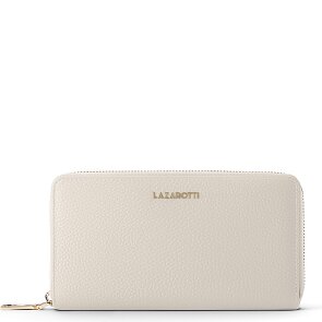 Lazarotti Portafoglio Bologna in pelle XL con chiusura a zip perimetrale, 19 cm