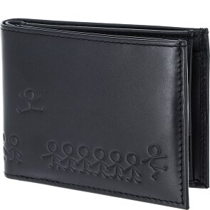 oxmox Leather Portafoglio Protezione RFID Vera Pelle 11 cm