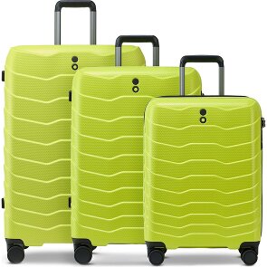 Echolac Exo 4 ruote Set di valigie 3 pezzi espandibile