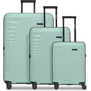 Farmhood Eco Edition 4 ruote Set di valigie 3 pezzi con piega di espansione