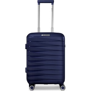 Franky London 4 ruote Carrello della cabina S 55 cm con piega di espansione Franky London 4 ruote Carrello della cabina S 55 cm con piega di espansione