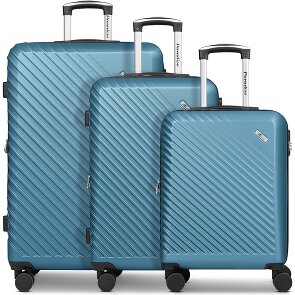Check.In Paradise 2.0 4 ruote Set di valigie 3 pezzi espandibile