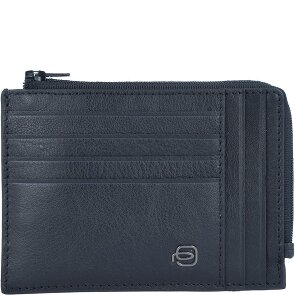 Piquadro Portacarte di credito speciale quadrato blu RFID in pelle 12 cm Piquadro Portacarte di credito speciale quadrato blu RFID in pelle 12 cm