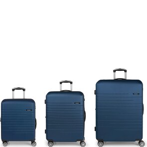 Gabol Escape 4 ruote Set di valigie 3 pezzi espandibile