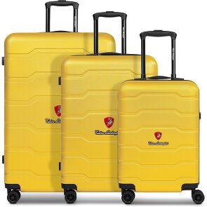 Tonino Lamborghini Bologna 4 ruote Set di valigie 3 pezzi