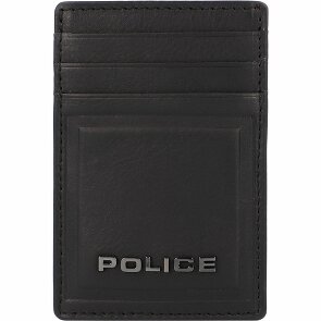 Police PT16-08536 Porta carte di credito in pelle da 7 cm con fermasoldi