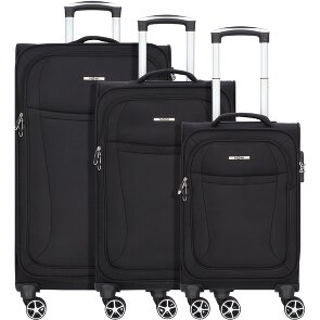 Nowi Edinburgh 4 ruote Set di valigie 3 pezzi