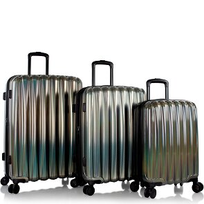 Heys Astro 4 ruote Set di valigie 3 pezzi con piega di espansione