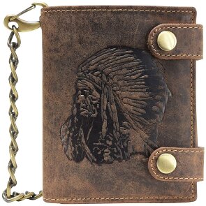 Greenburry Portafoglio indiano vintage in pelle 10 cm