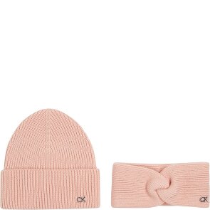 Calvin Klein Set regalo cappello e fascia in maglia Ck Metal