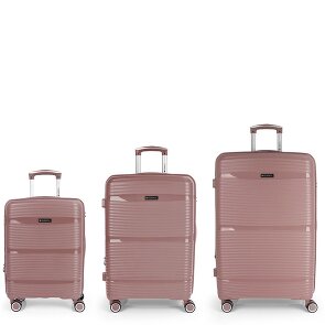 Gabol Akane 4 Roll Suitcase Set 3pcs.