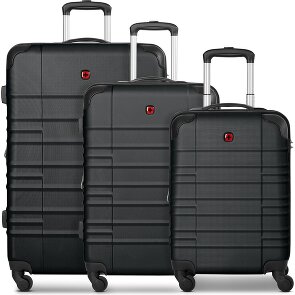 Wenger Amplar Evo 4 ruote Set di valigie 3 pezzi con piega di espansione