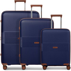 Farmhood Eco Edition 02 4 ruote Set di valigie 3 pezzi con piega di espansione Farmhood Eco Edition 02 4 ruote Set di valigie 3 pezzi con piega di espansione