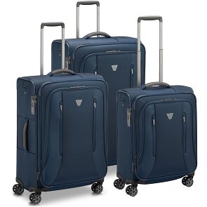 Roncato City 3.0 4 ruote Set di valigie 3 pezzi con piega di espansione