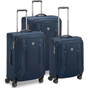 Roncato City 3.0 4 ruote Set di valigie 3 pezzi con piega di espansione
