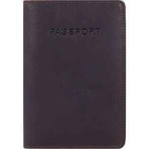 Burkely Custodia per passaporto RFID in pelle antica Avery 10 cm