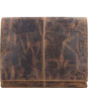 Greenburry Messenger vintage con scomparto per laptop da 39 cm