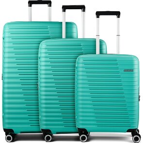 American Tourister Roadrush 4 ruote Set di valigie 3 pezzi espandibile