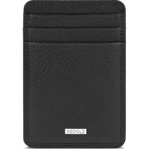 Redolz Custodia per carta di credito Leather Essentials in pelle con protezione RFID, 7 cm, con fermabanconote