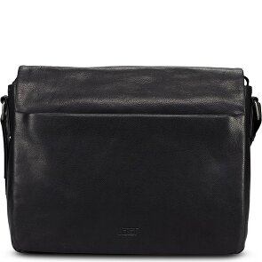 Jost Glasgow Valigetta Protezione RFID Vera Pelle 34 cm Vano porta PC
