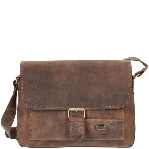 Harold's Messenger antico 32 cm in pelle Scomparto per laptop