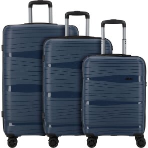 d&n Travel Line 4300 4 ruote Set di valigie 3 pezzi
