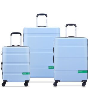 Delsey Paris x Set di valigie a 4 ruote United Colors of Benetton Now Hardside 3 pezzi con piega elastica Delsey Paris x Set di valigie a 4 ruote United Colors of Benetton Now Hardside 3 pezzi con piega elastica
