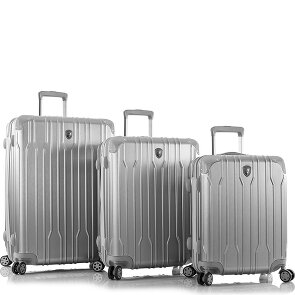 Heys Xtrak 4 ruote Set di valigie 3 pezzi con piega di espansione